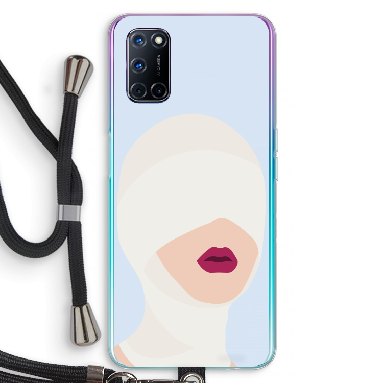 Incognito: Oppo A72 Transparant Hoesje met koord