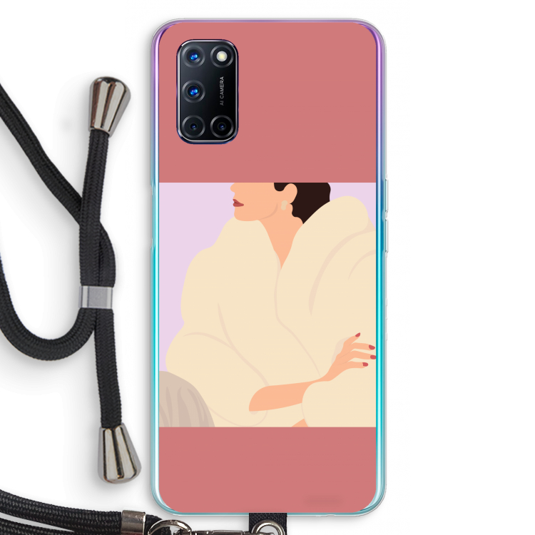 Cosy: Oppo A72 Transparant Hoesje met koord