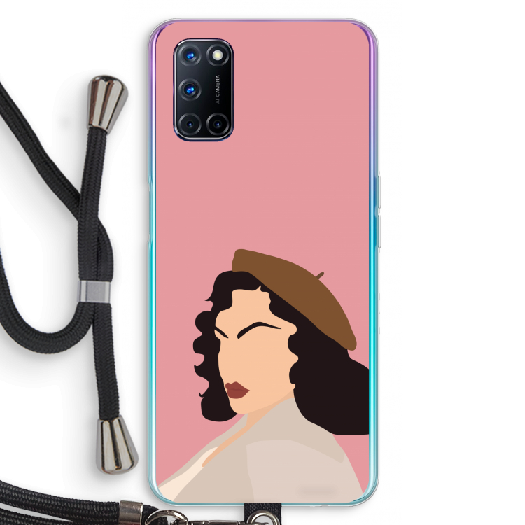 Confidence: Oppo A72 Transparant Hoesje met koord