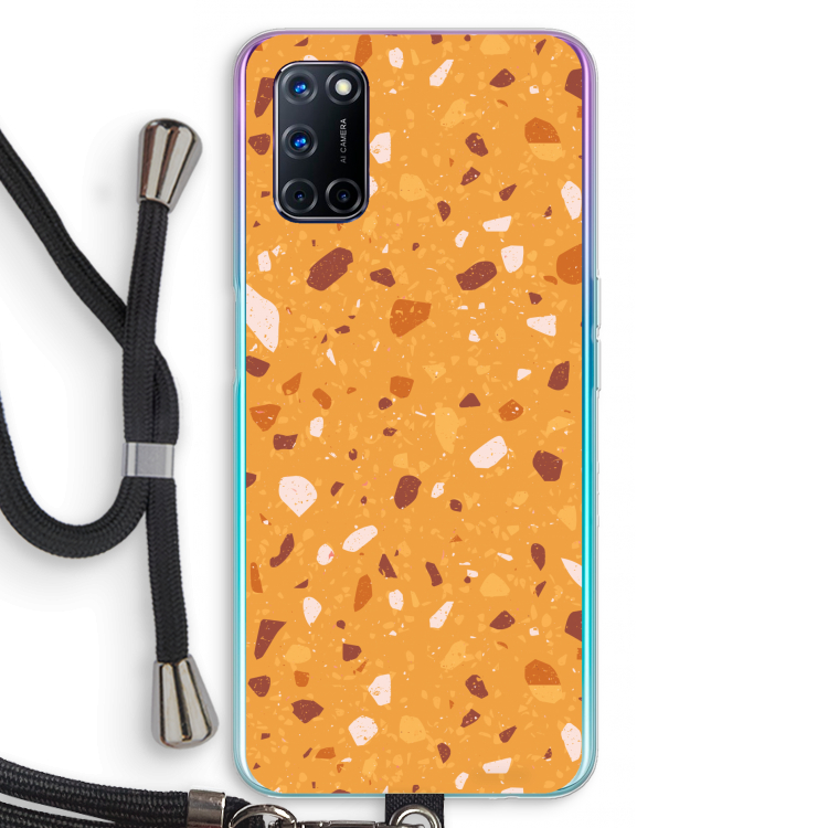 Terrazzo N°24: Oppo A72 Transparant Hoesje met koord