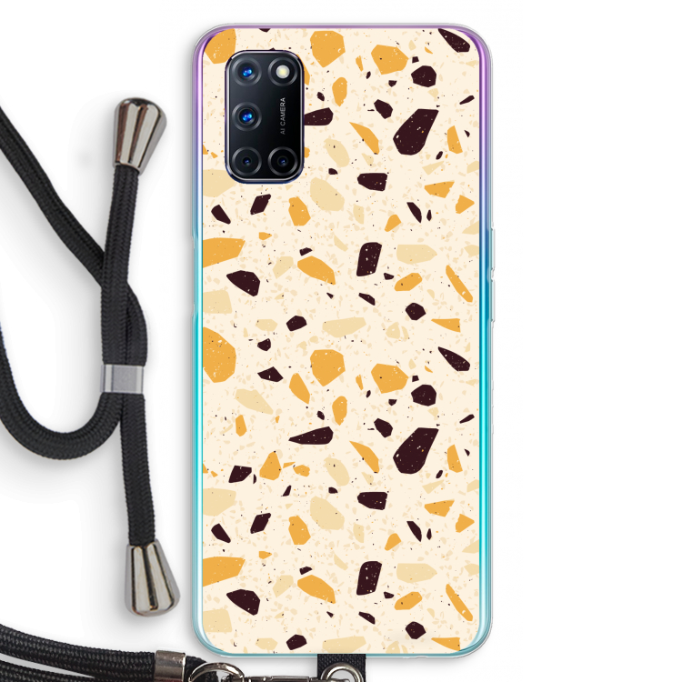 Terrazzo N°13: Oppo A72 Transparant Hoesje met koord