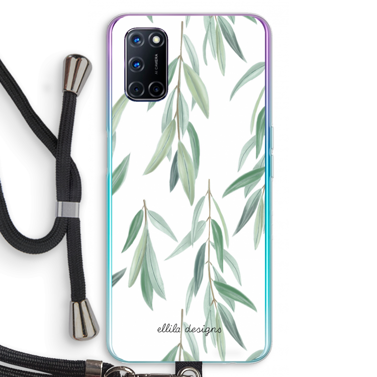 Branch up your life: Oppo A72 Transparant Hoesje met koord