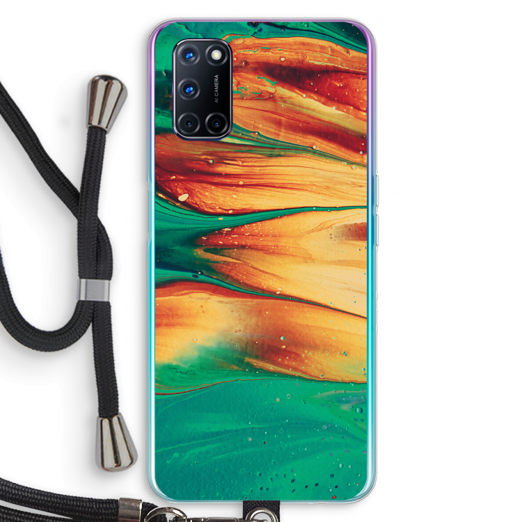 Green Inferno: Oppo A72 Transparant Hoesje met koord