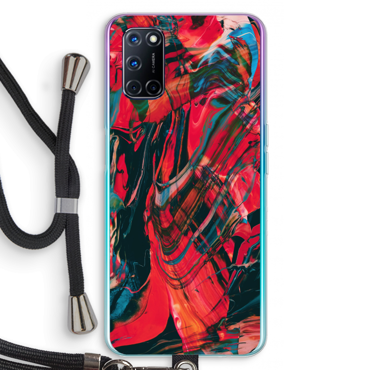 Endless Descent: Oppo A72 Transparant Hoesje met koord