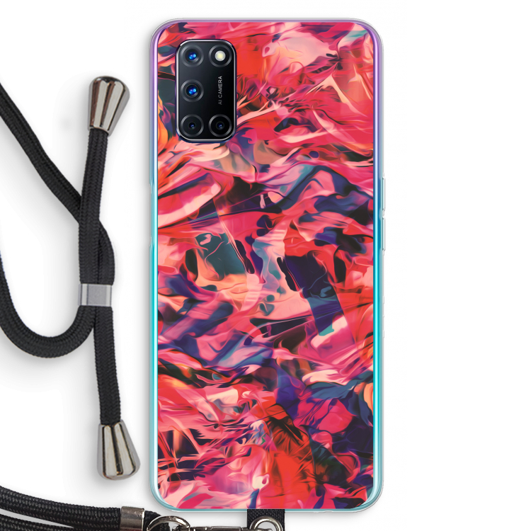 California: Oppo A72 Transparant Hoesje met koord