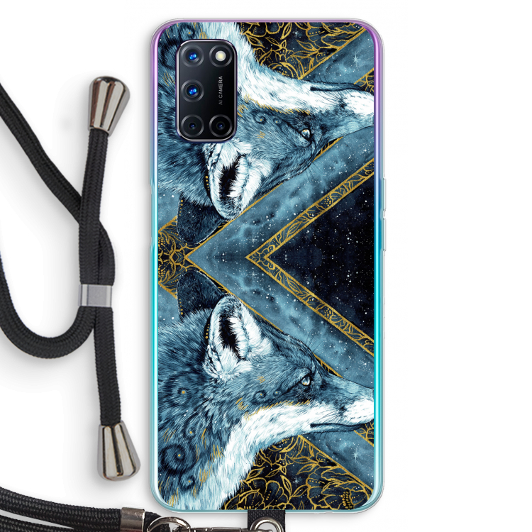 Golden Fox: Oppo A72 Transparant Hoesje met koord