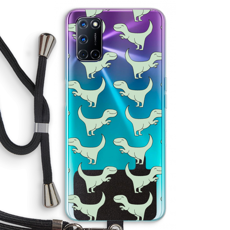 Dinos: Oppo A72 Transparant Hoesje met koord