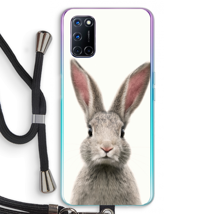 Daisy: Oppo A72 Transparant Hoesje met koord