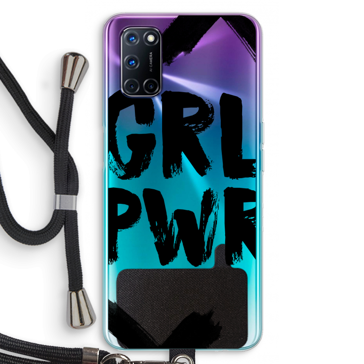 Girl Power #2: Oppo A72 Transparant Hoesje met koord