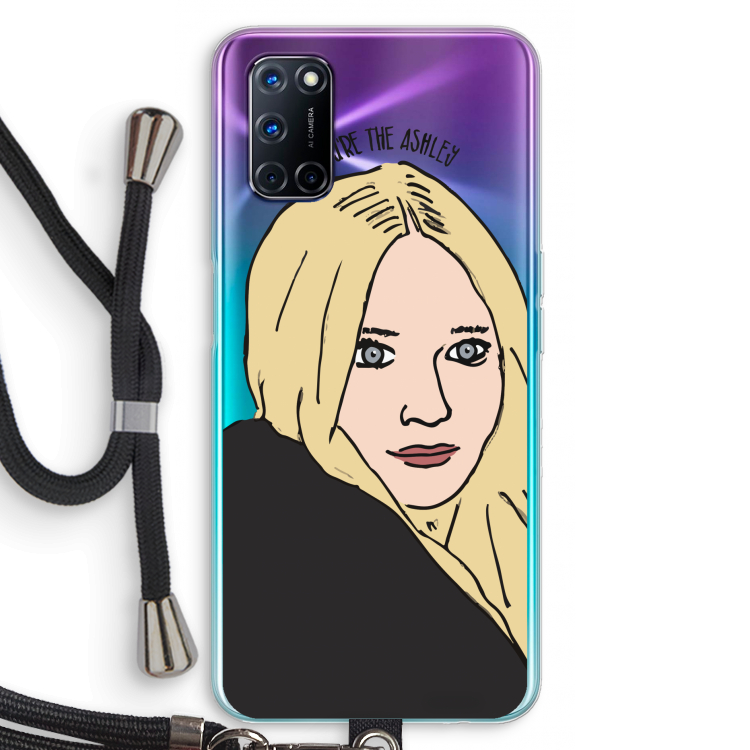 Ashley: Oppo A72 Transparant Hoesje met koord