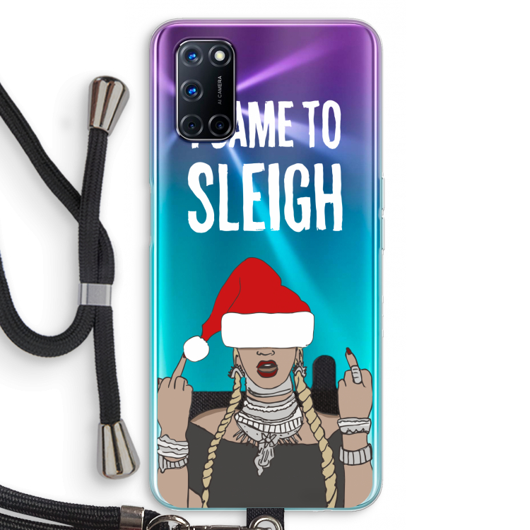 Came To Sleigh: Oppo A72 Transparant Hoesje met koord