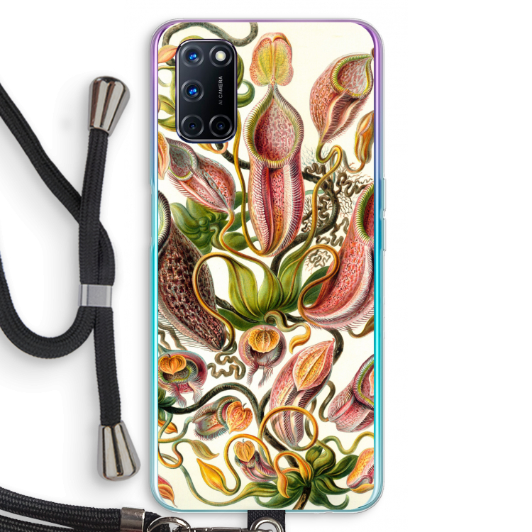 Haeckel Nepenthaceae: Oppo A72 Transparant Hoesje met koord