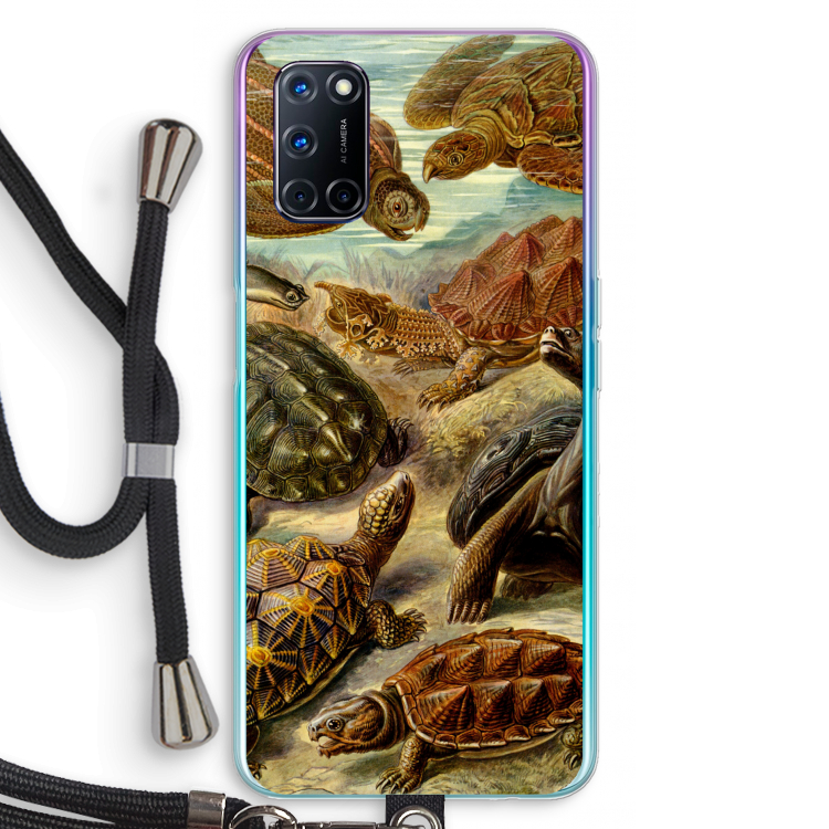 Haeckel Chelonia: Oppo A72 Transparant Hoesje met koord