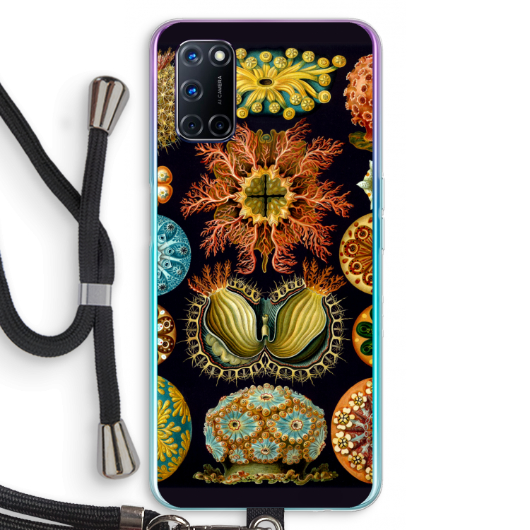 Haeckel Ascidiae: Oppo A72 Transparant Hoesje met koord