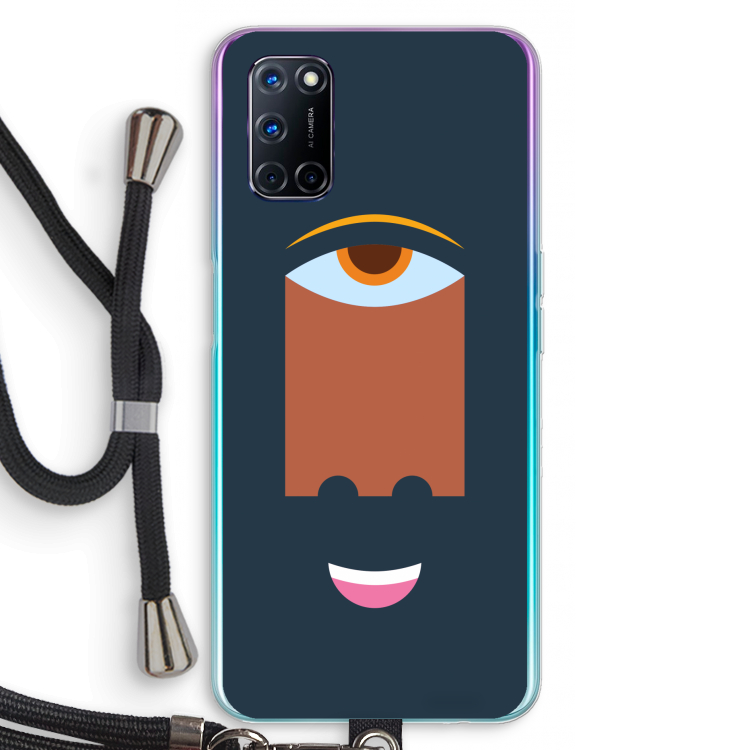 Mono M: Oppo A72 Transparant Hoesje met koord