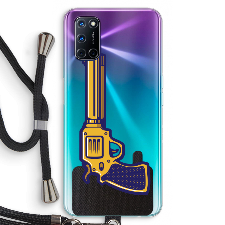 Pew Pew Pew: Oppo A72 Transparant Hoesje met koord