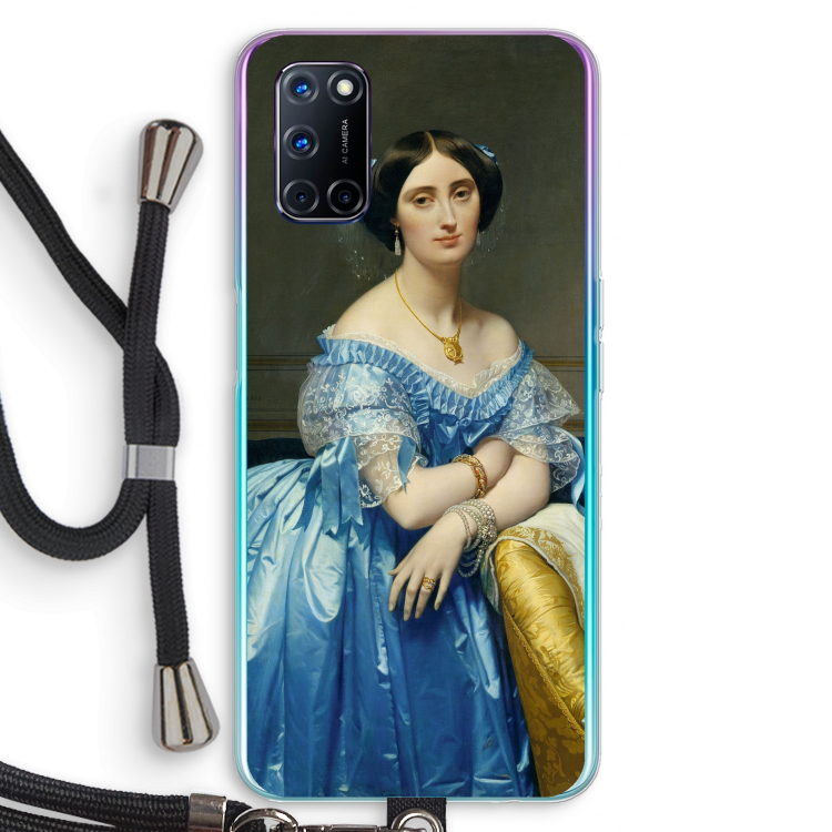Eleonore: Oppo A72 Transparant Hoesje met koord