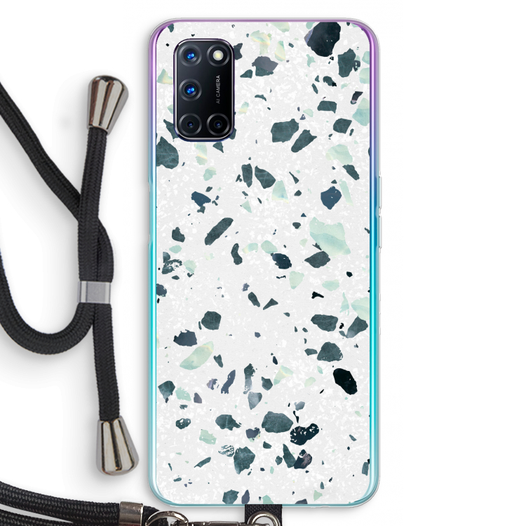 Terrazzo N°2: Oppo A72 Transparant Hoesje met koord