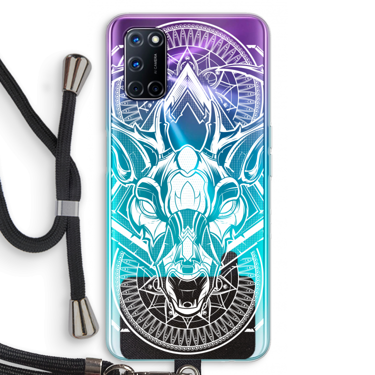 Oh Deer: Oppo A72 Transparant Hoesje met koord
