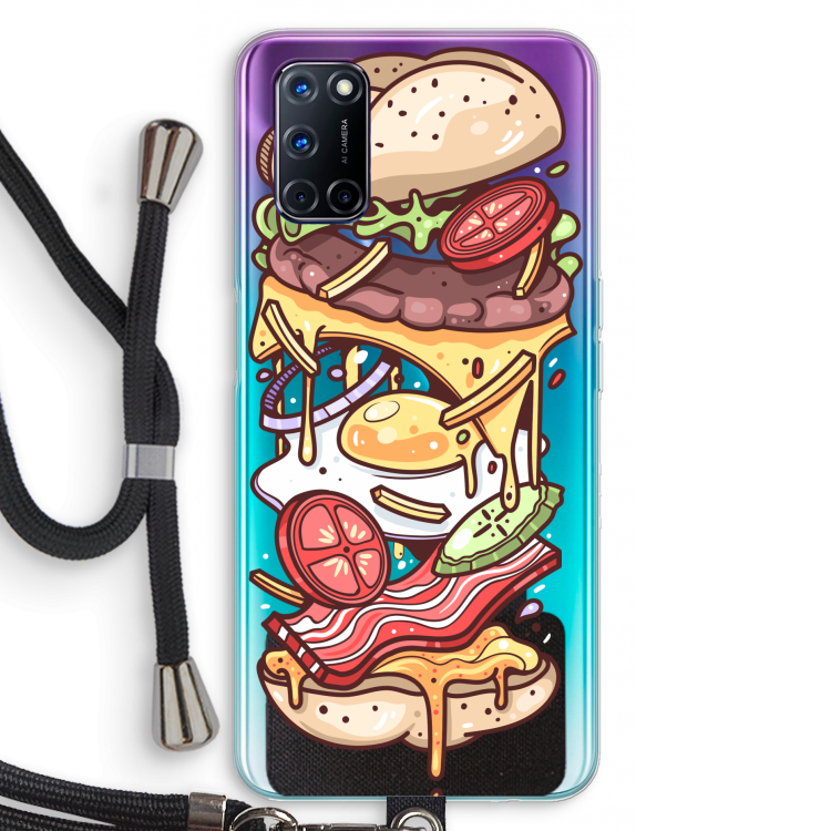 Diet Coke Please: Oppo A72 Transparant Hoesje met koord