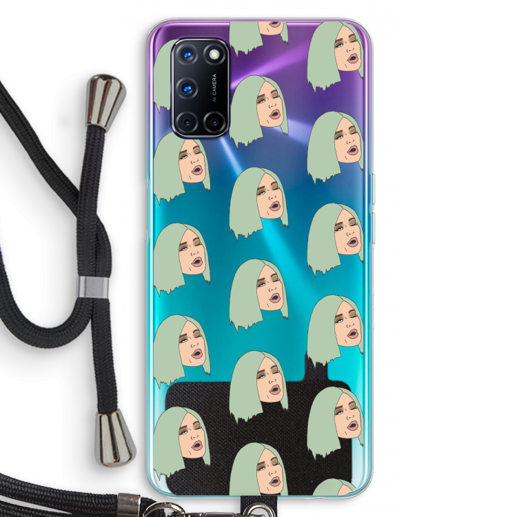 King Kylie: Oppo A72 Transparant Hoesje met koord
