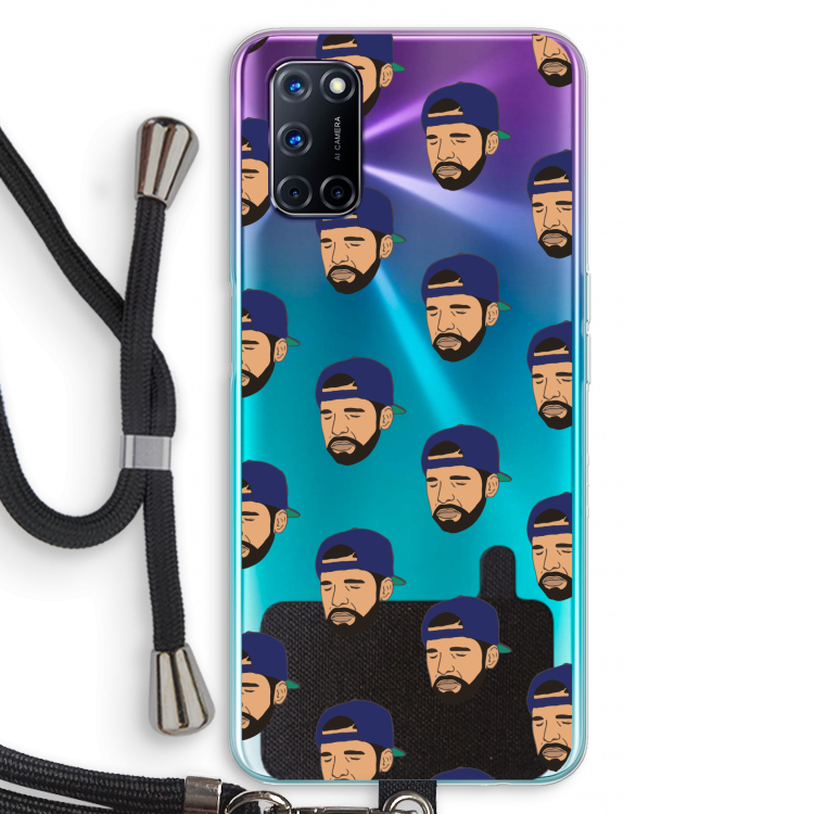 Drake Away: Oppo A72 Transparant Hoesje met koord