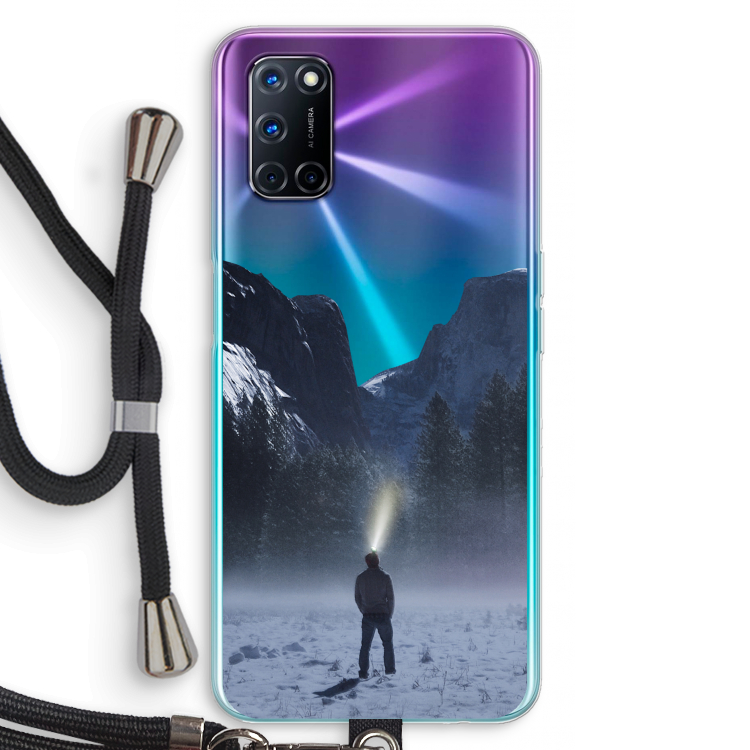 Wanderlust: Oppo A72 Transparant Hoesje met koord