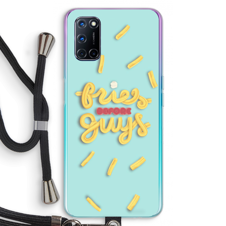 Always fries: Oppo A72 Transparant Hoesje met koord