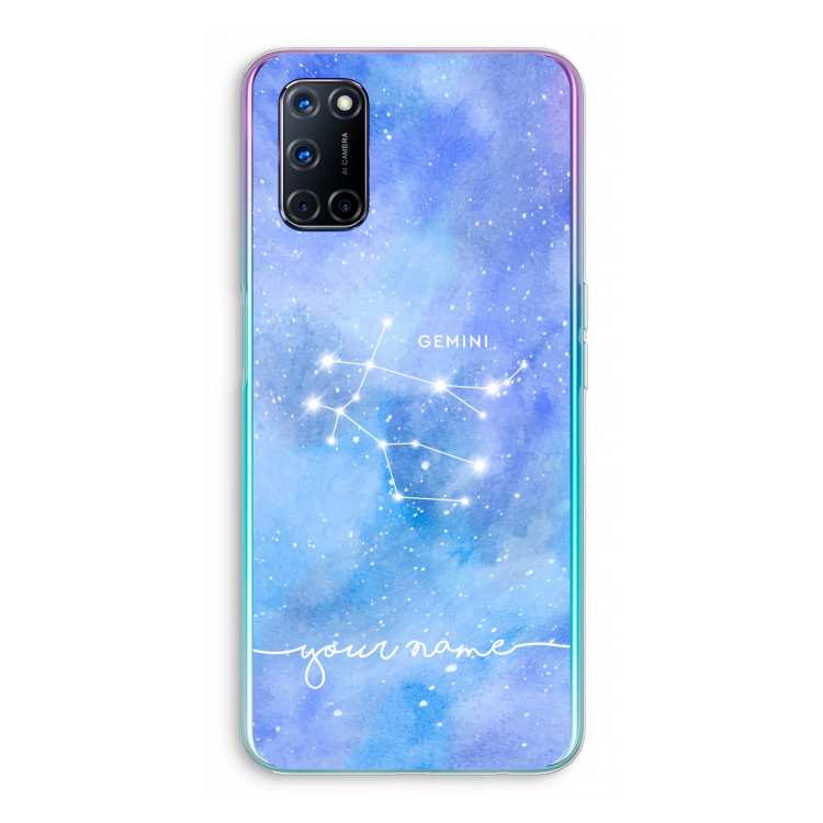 Sterrenbeeld - Licht: Oppo A92 Transparant Hoesje
