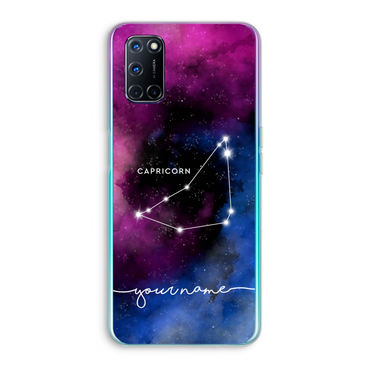 Sterrenbeeld - Donker: Oppo A92 Transparant Hoesje