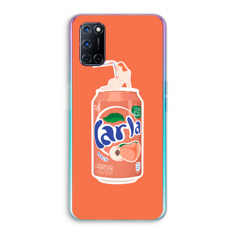 S(peach)less: Oppo A92 Transparant Hoesje
