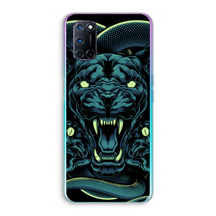 Cougar and Vipers: Oppo A92 Transparant Hoesje