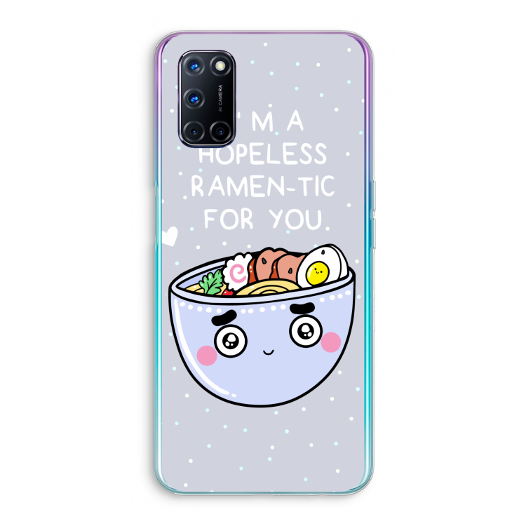 I'm A Hopeless Ramen-Tic For You: Oppo A92 Transparant Hoesje