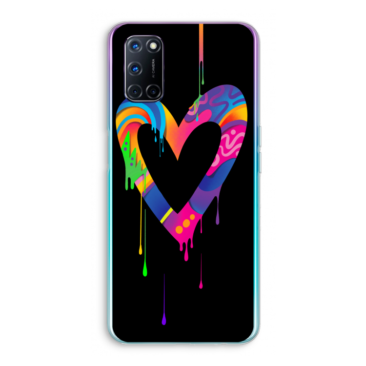 Melts My Heart: Oppo A92 Transparant Hoesje