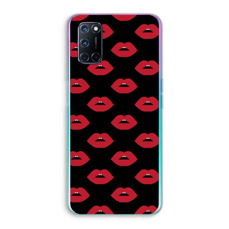 Lips: Oppo A92 Transparant Hoesje