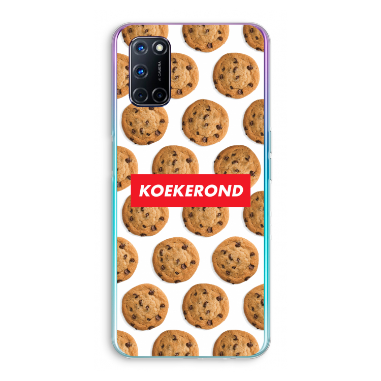 Koekerond: Oppo A92 Transparant Hoesje