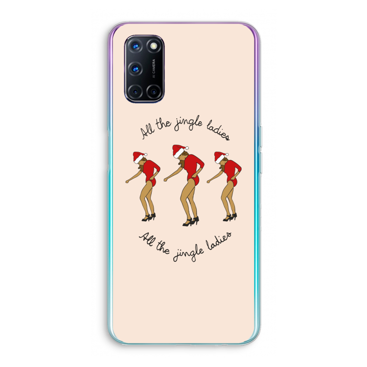 Jingle Ladies: Oppo A92 Transparant Hoesje