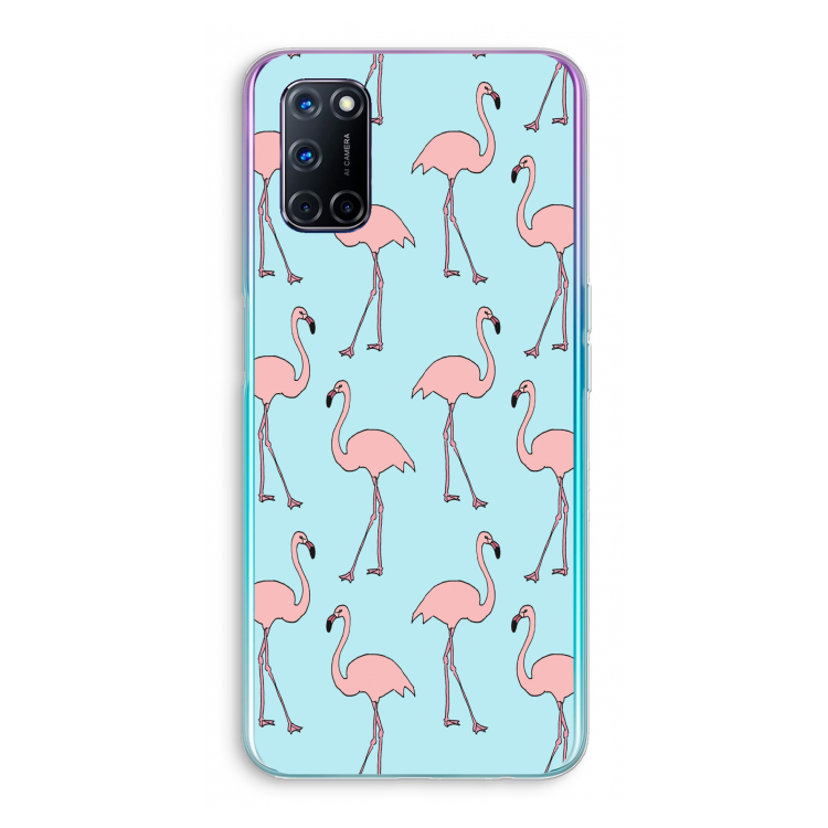Anything Flamingoes: Oppo A92 Transparant Hoesje