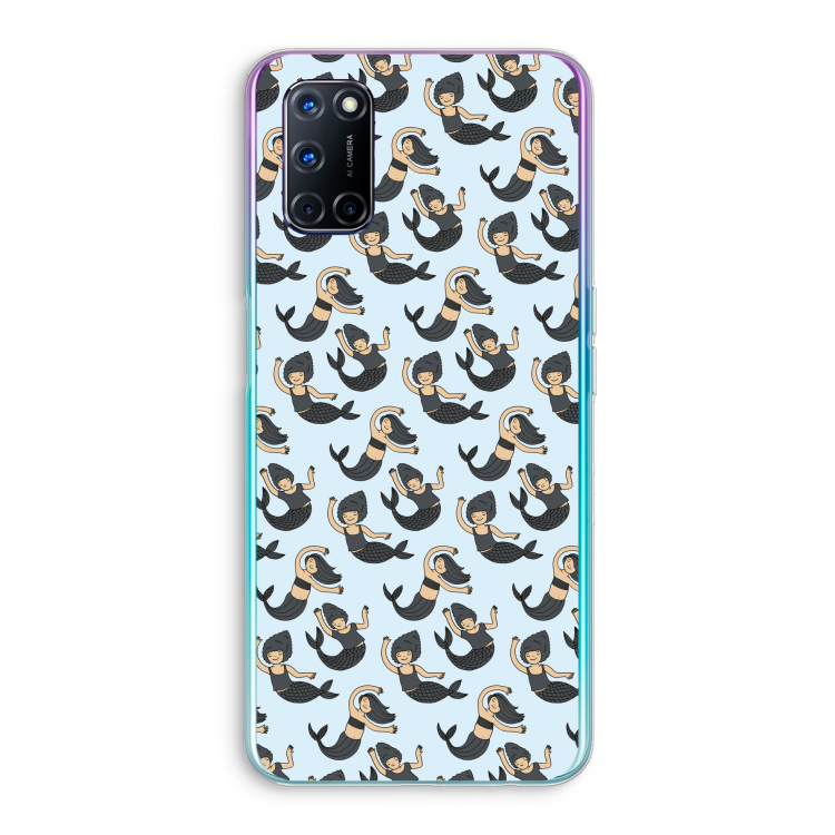 Zeemeermin: Oppo A92 Transparant Hoesje