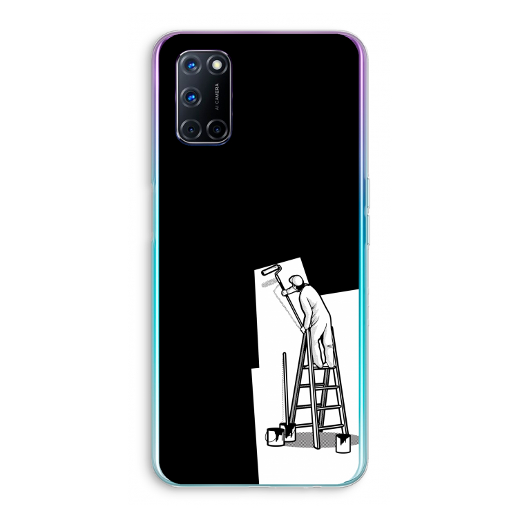 Musketon Painter: Oppo A92 Transparant Hoesje