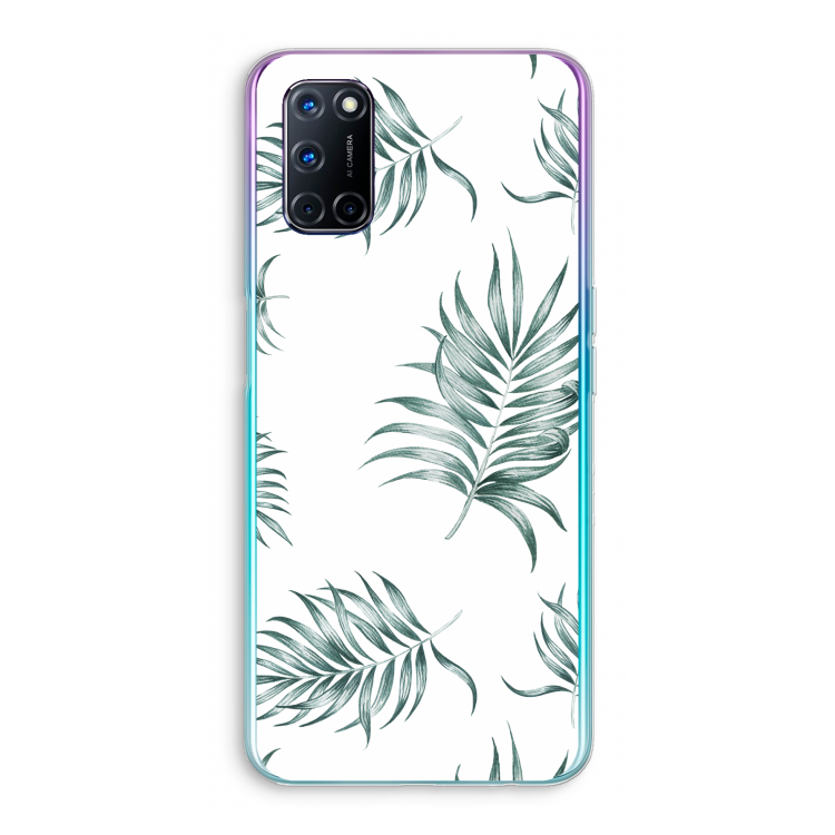 Simple leaves: Oppo A92 Transparant Hoesje
