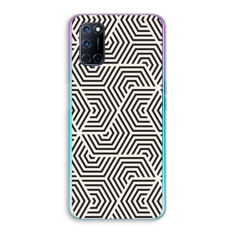 Magic pattern: Oppo A92 Transparant Hoesje