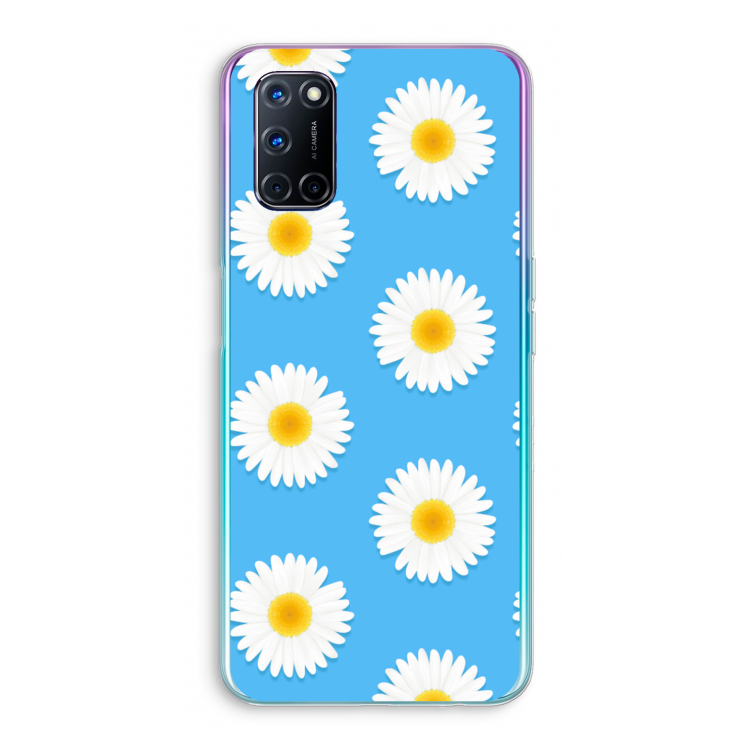 Margrietjes: Oppo A92 Transparant Hoesje