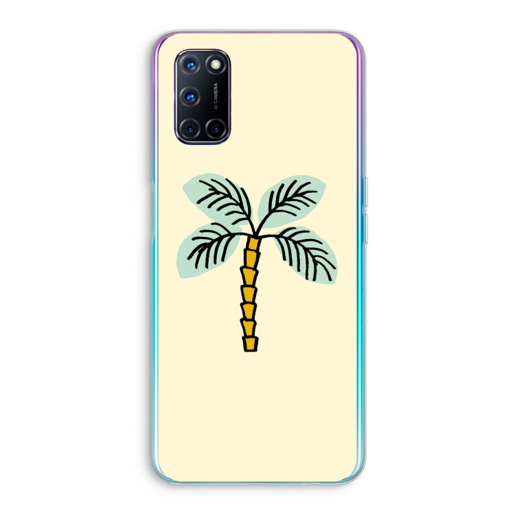 Palmboom: Oppo A92 Transparant Hoesje