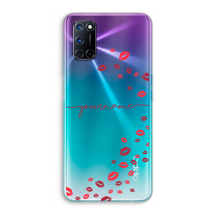 Kusjes: Oppo A92 Transparant Hoesje