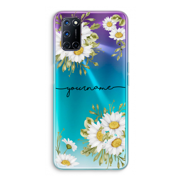 Daisies: Oppo A92 Transparant Hoesje
