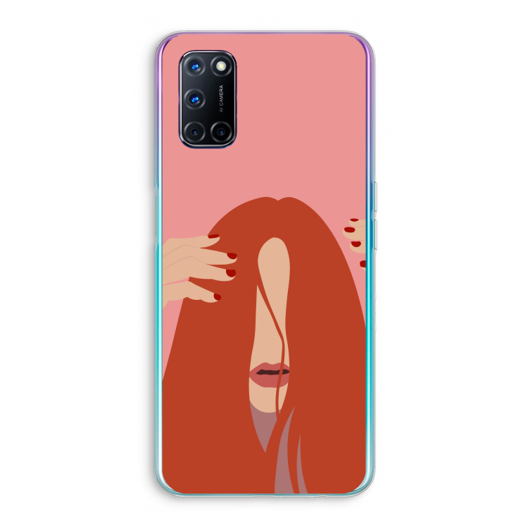 Woke up like this: Oppo A92 Transparant Hoesje