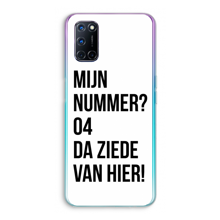 Da ziede van hier: Oppo A92 Transparant Hoesje
