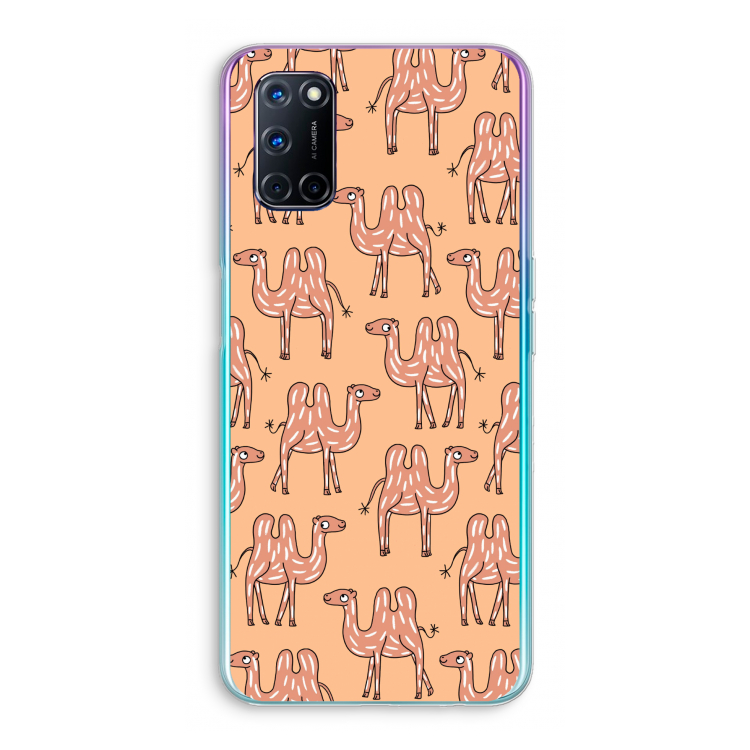 Kameel: Oppo A92 Transparant Hoesje
