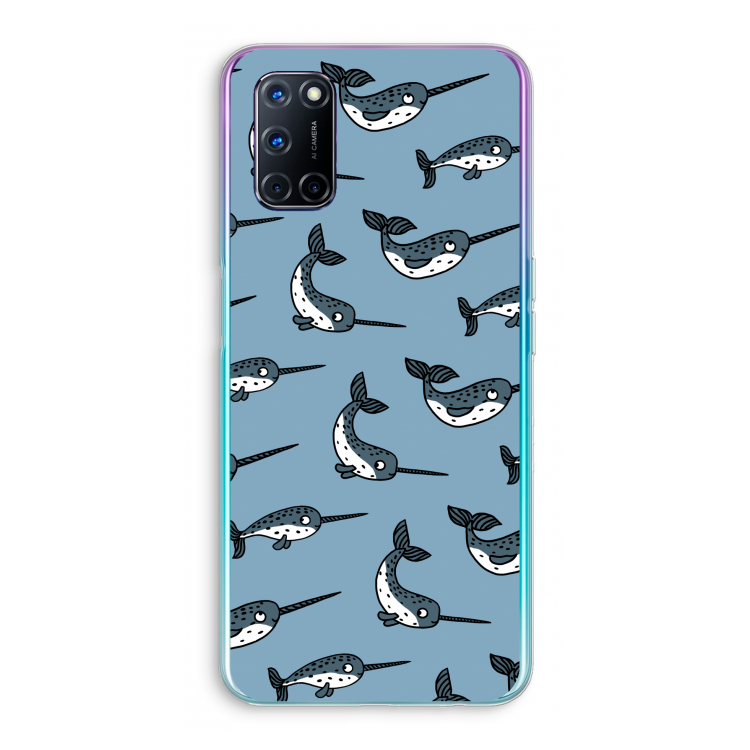 Narwhal: Oppo A92 Transparant Hoesje